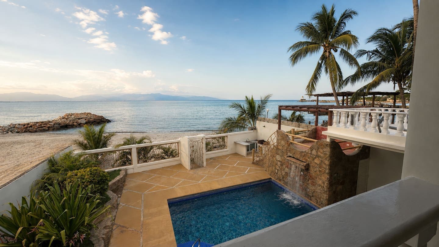 Villa Kaisa, a beachfront villa in La Cruz de Huanacaxtle operated by Casa Host